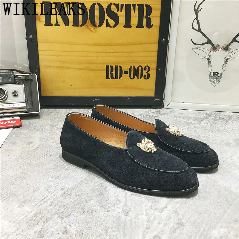 Формальные мужские туфли классические свадебные Лоферы для парикмахеров