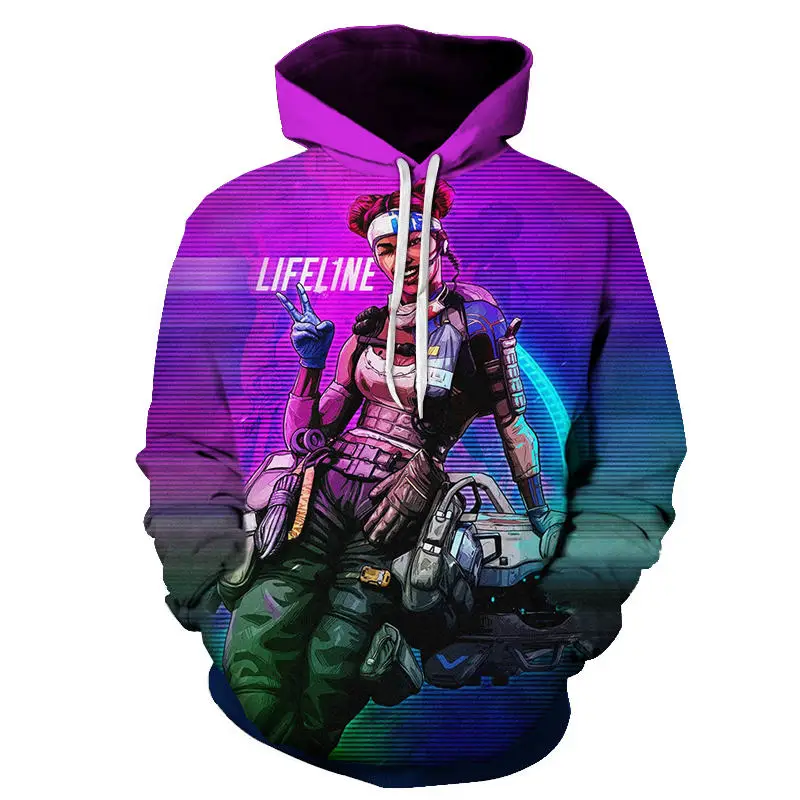 WNT274 Apex Legends, 3D толстовки, Мужская Уличная одежда, новинка, толстовка с 3D принтом, повседневные толстовки, мужская и женская осенняя одежда с длинным рукавом - Цвет: WNT274