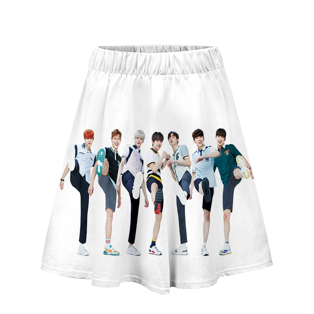 Горячая MONSTA X юбка Харадзюку Повседневная стиль Харадзюку поп юбки новые сексуальные Kpop Женские повседневные Горячая Распродажа модные