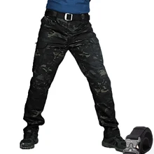 Городские военные тактические брюки мужские спецназ армейские Панталоны повседневные мужские походные охотничьи брюки карго