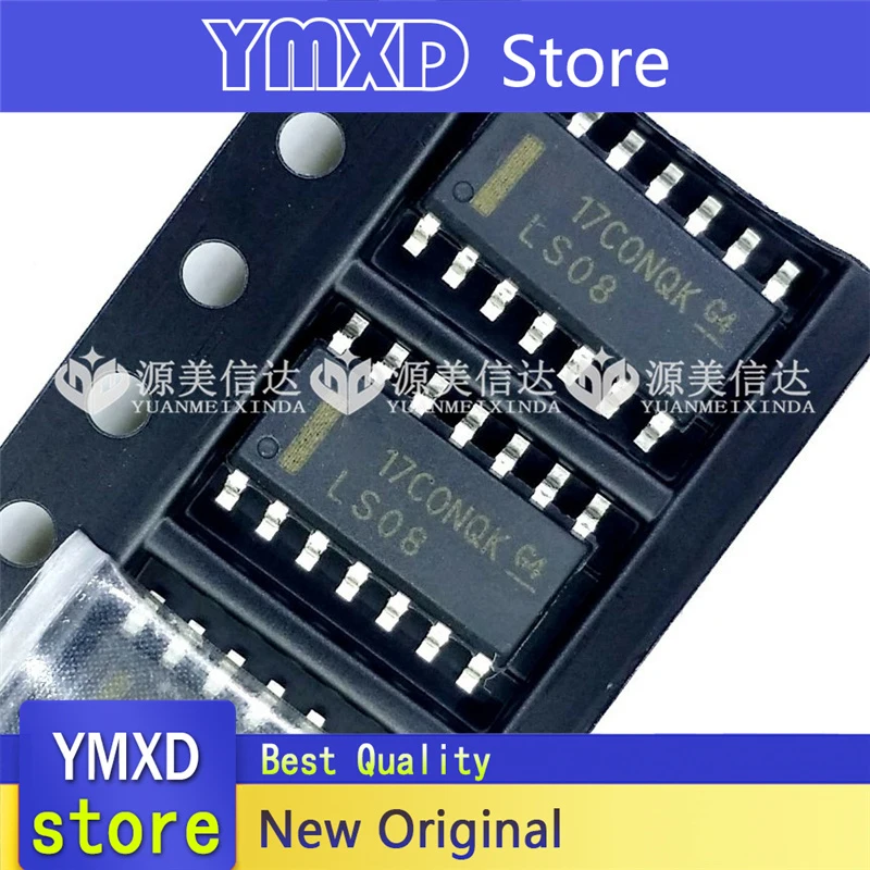 

10 шт./лот новый оригинальный SN74LS08DR LS08 SN74LS08 патч лапками углублением SOP-14 четырехходовой 2 входа и ворота в наличии