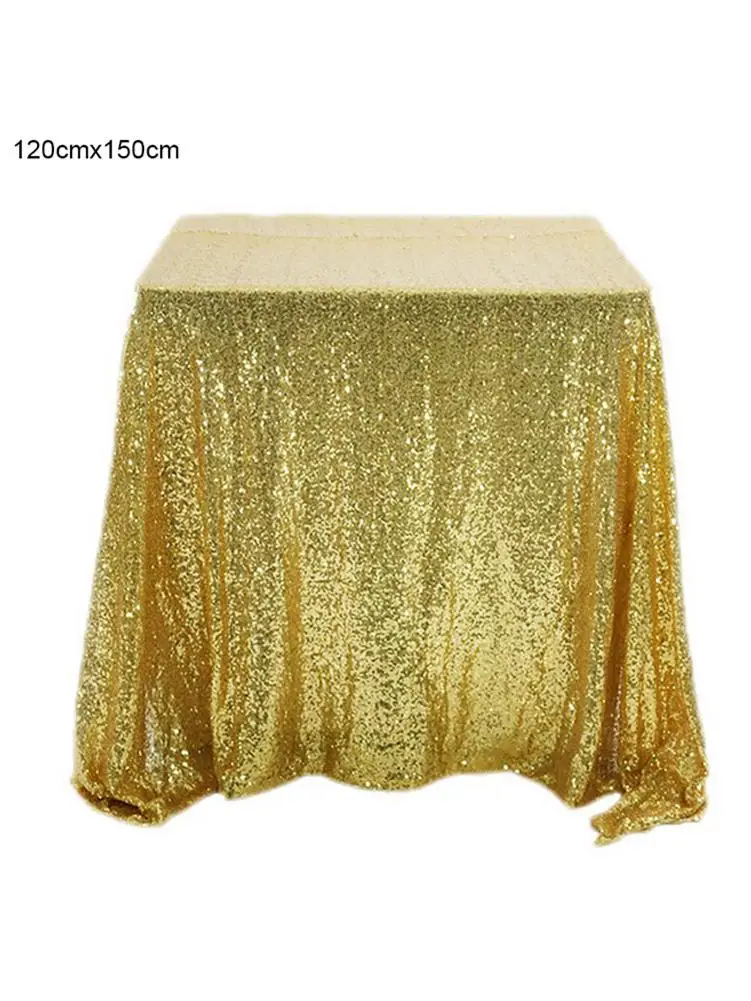 Скатерть с блестками, квадратная скатерть с золотыми блестками, блестящая скатерть для свадебного фестиваля, вечерние# SW