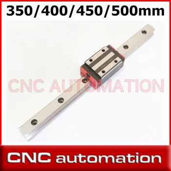 

HGR15 linear guide rail any length linear block carriage HGH15CA flang HGW15CC HGH15 CNC parts 350/400/450/500mm