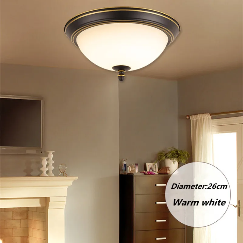 Железный потолочный светильник в американском стиле светодиодная лампа для