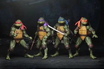 

NECA Leonardo Donatello Michelangelo Raphael PVC action figure toy 18CM