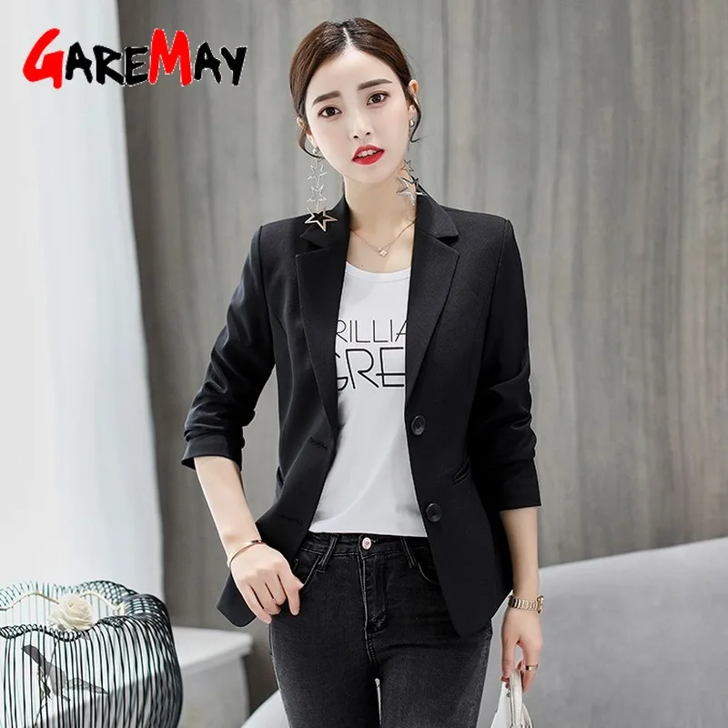 Single Breasted Coat OL Blazer Suit for Women Blazers Outerwear Women's Jacket Female Casual High Quality | Женская одежда