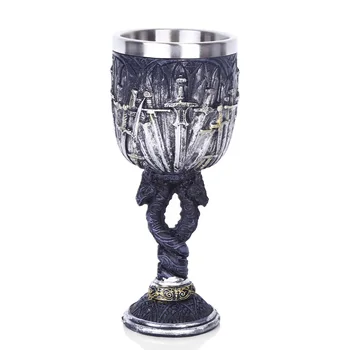 

3d Game of Thrones Goblet Original Beer Mug Drinking Cup game mug Stainless Steel Personalized Anniversary Gifts for Husband