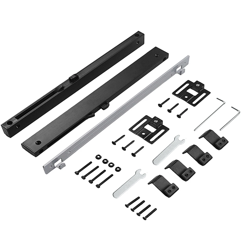 

120-320Lbs Door Guide Slide Damper Soft Close Slides Mechanism Furniture Accessory Sliding Rail Barn Wood Door Soft Mechanism