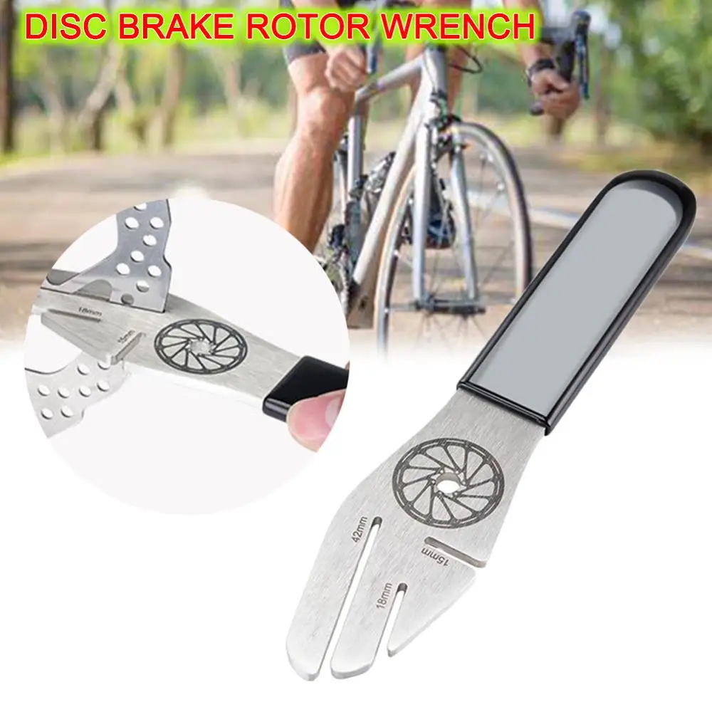 

Precise Bicycle Disc Brake Rotor Alignment Truing Tools Mountain MTB Disc Flattening Correction Wrench Stainless Steel Tool