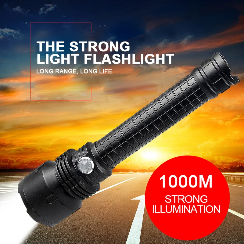 

Super Powerful LED Flashlight L2 XHP50 Tactical Torch USB Rechargeable Linterna Waterproof Lamp Ultra Bright Lantern Camping