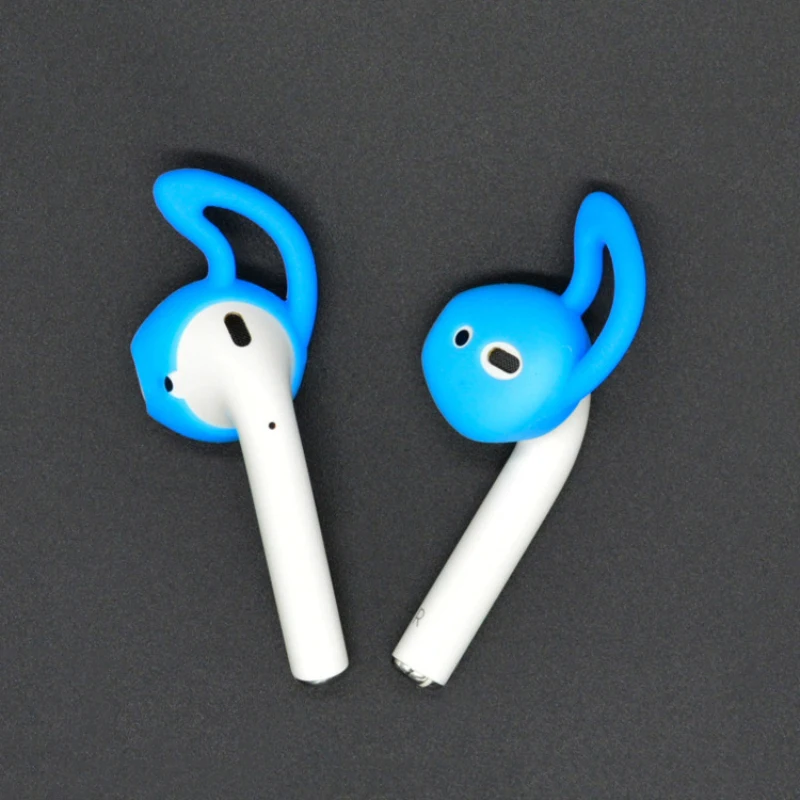 

VEKEFF Earphone Case Earbuds Cover for Apple Iphone X 8 7 Airpods 6 Plus 5 Earpods Headphone Hook Earhook Accessories