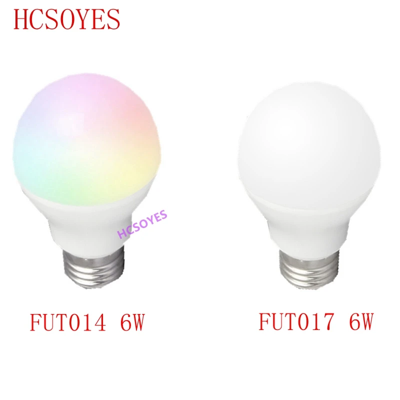 MIBOXER FUT014 /FUT017 6 Вт E27 светодиодные лампы 110V 220V смарт мобильный телефон приложение Wi