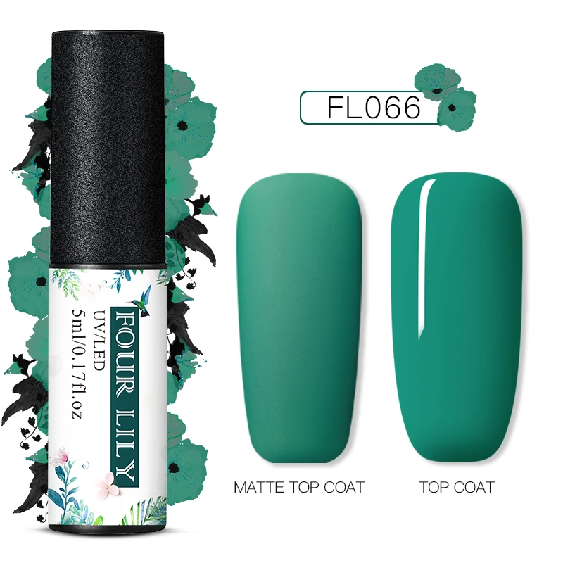 TS06837 FOURLILY 5 мл матовый Гель-лак для ногтей долговечный замачиваемый УФ-Гель-лак для маникюра Чистый Цвет Гель-лак для ногтей для дизайна ногтей - Цвет: TS06837