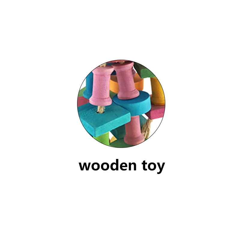 Woodiness Игрушки для птиц Клетка для попугая Ара жевать птица шлифовальные игрушка домашних животных в виде попугаев из красочные Хомяков белки качели деревянные игрушки для домашних животных игрушки-Жвачки