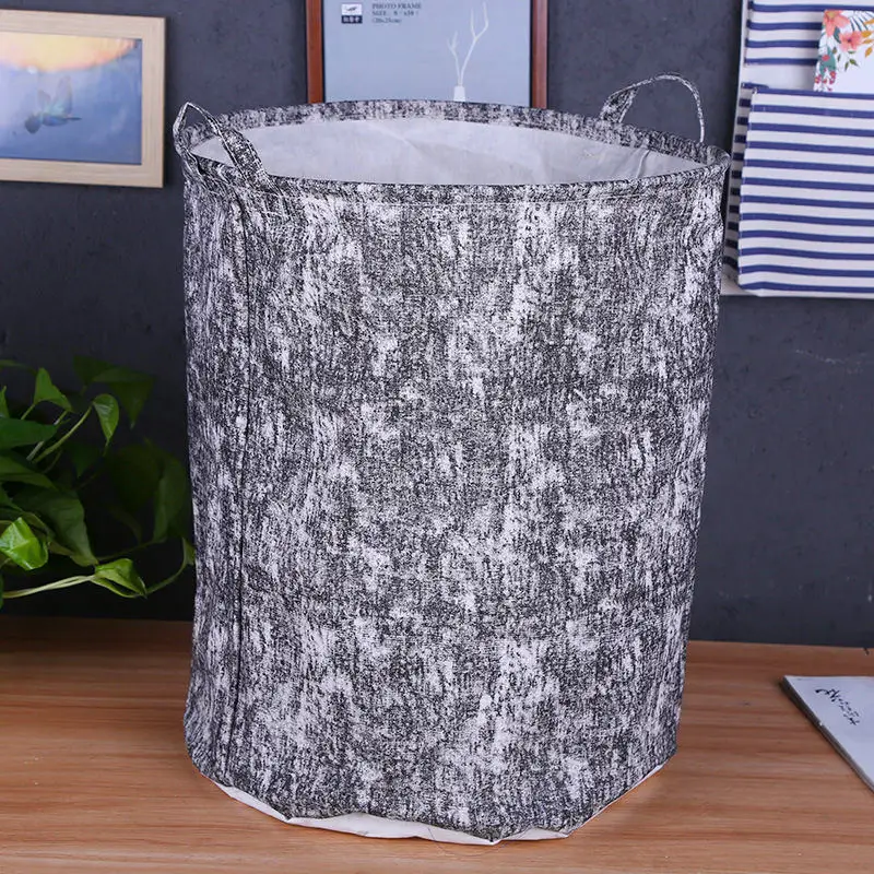 Laundry Basket A Детский магазин, коробка для игрушек, корзина для белья, большая емкость, мультяшная Водонепроницаемая Складная льняная Корзина для пикника, детский магазин, игрушечная коробка - Цвет: Laundry Basket A