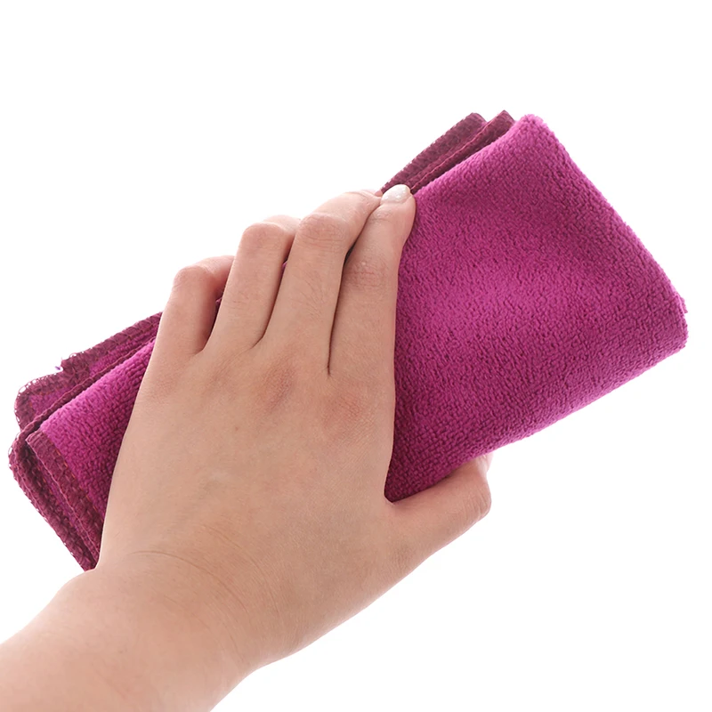 4 шт. микрофибра для чистки авто мягкая тряпка для мытья полотенце Duster 40*40 см Машина Для Дома Чистящие полотенца из микрофибры