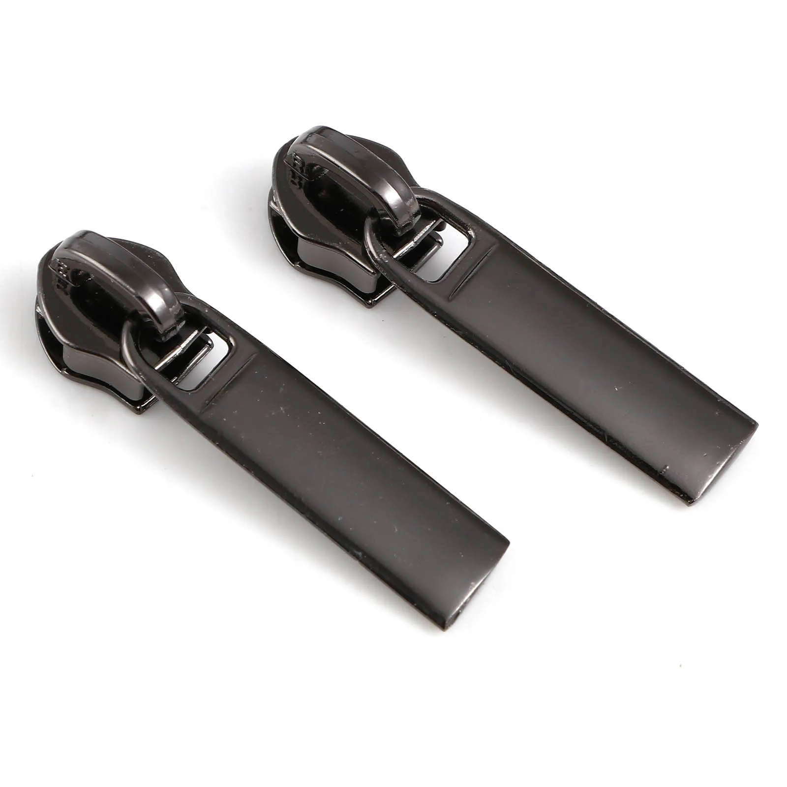 Zipper Repair Kit Zipper Pullers Zipper Sliders Zipper Heads Zipper Accessories 10 PCs #5 Universal Instant Zippers Sliders Head Metal Garment Auto-Lock Zipper Pulls DIY Handmade Sewing Repair Tools 3.7x1cm