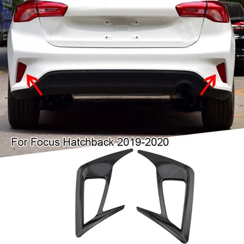 

2Pcs Rear Fog Light Lamp Frame Cover Trim for Ford Focus Hatchback MK4 2019-2020