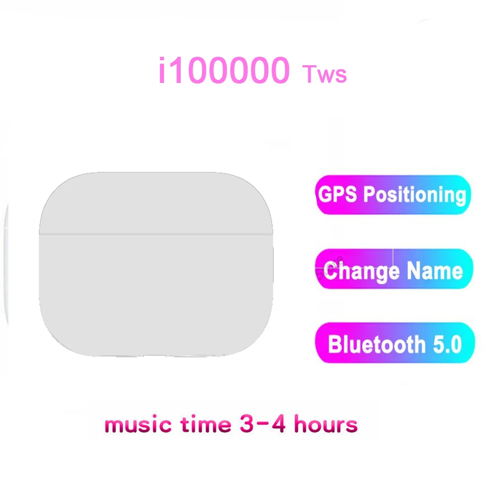 

2020 New i100000 Pro TWS Change the name+GPS positioning wireless Bluetooth earphone smart sensor