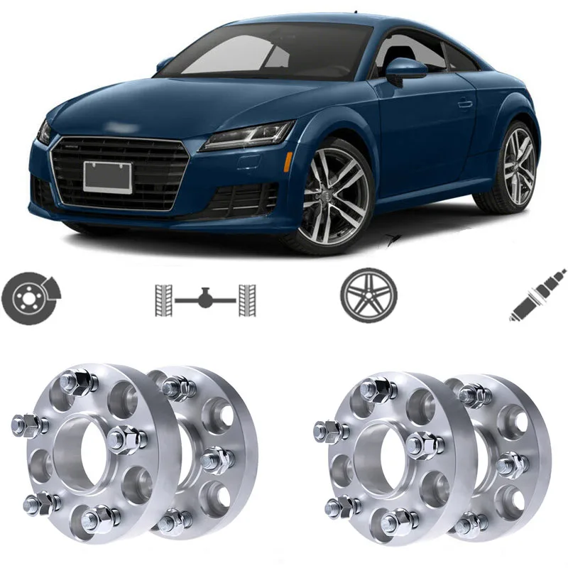 Teeze 4 шт. 5X112 57.1CB 25 мм толщиной Hubcenteric колесные Распорки адаптеры для Audi A8 2005 2010/ TT 2006
