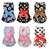 Summer Small Floral Dog Dress Bow Princess Dog Dress For Dogs Skirt Cute Princess Dog Wedding Dresses York Clothes Pet Dress 1