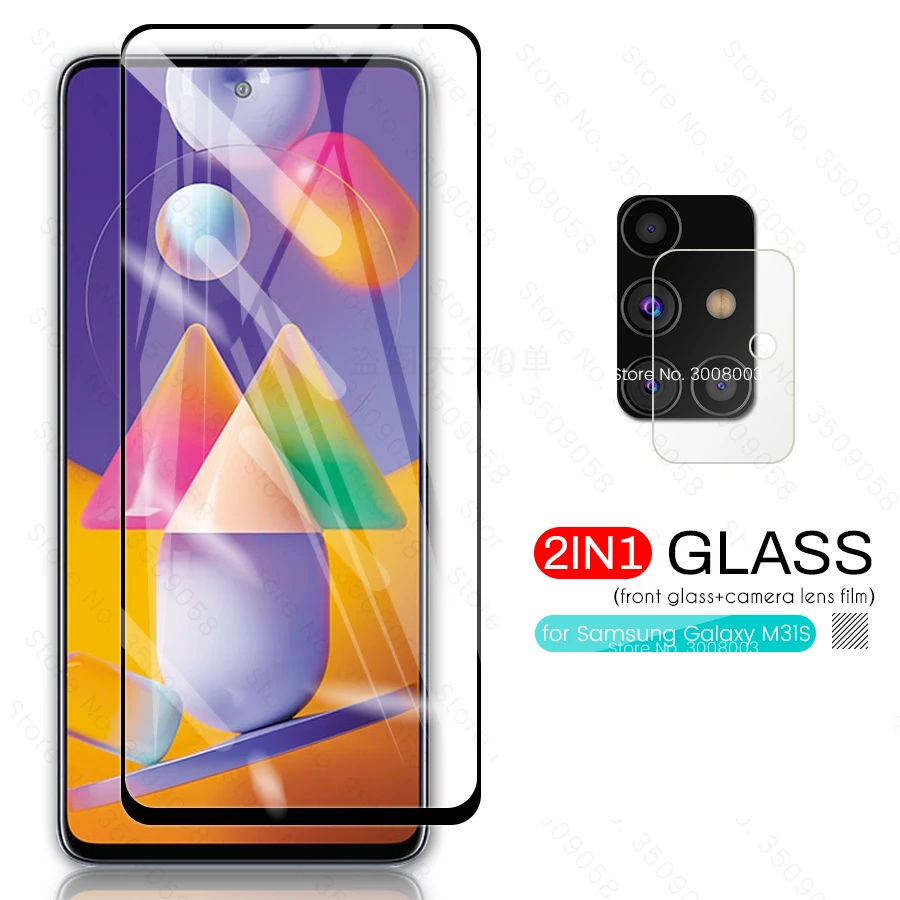 2в1 Защитные пленки для samsung galaxy m31s защитное стекло на samsumg gelaxi m 31 s sm m317f/ds 6 5