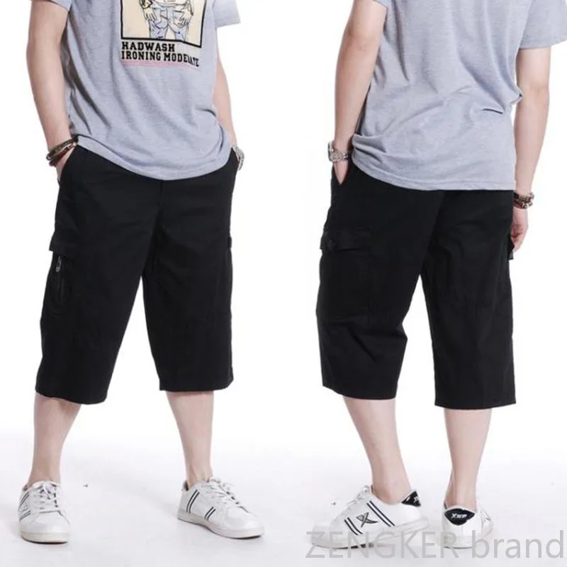 Men's casual pants 7 points pants mid multi-pocket new loose men's shorts outdoor youth 6xl mens casual shorts Overalls Men's casual pants 7 points pants mid multi-pocket new loose men's shorts outdoor youth 6xl mens casual shorts Overalls