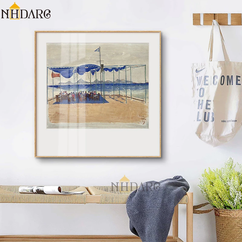 NHDARC Canvas Giclee Print Poster Painting Scenery Landscape Wall Pictures Art for Living Room Home Decor Square ARC00897 NHDARC Canvas Giclee Print Poster Painting Scenery Landscape Wall Pictures Art for Living Room Home Decor Square ARC00897