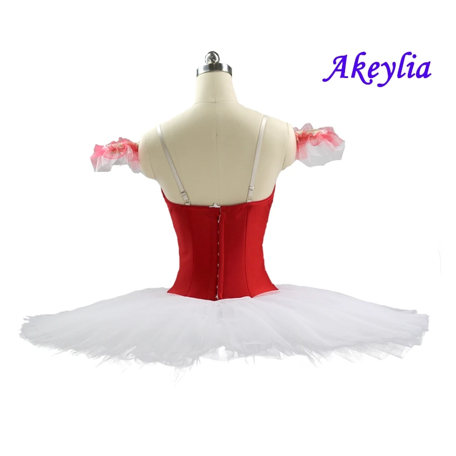 Оранжевая профессиональная балетная пачка из спандекса для женщин, классический костюм-пачка для шоу