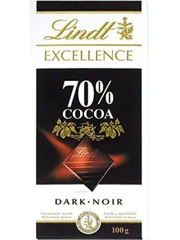

Lindt Excellence 70% Chocolate, 100g