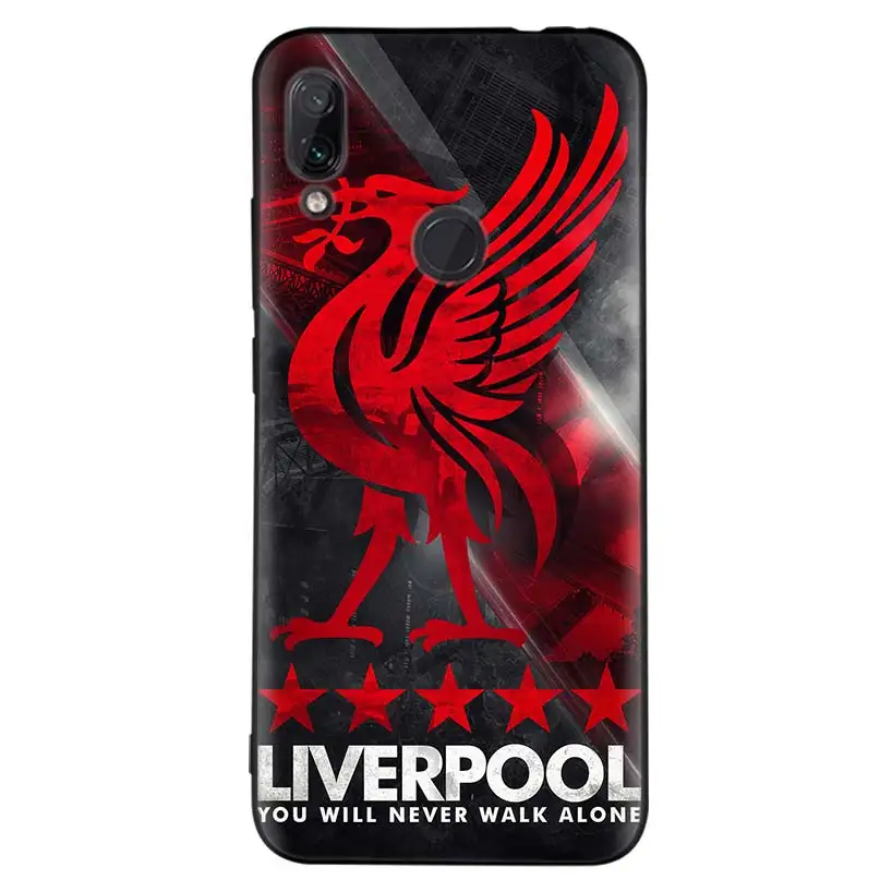 Популярный черный чехол Liverpool Club для Xiao mi Red mi Note 8 7 7S 7A 6 S2 GO K20 Pro+ 6A mi 6X 5X A1 CC 9 8 мягкий чехол для телефона