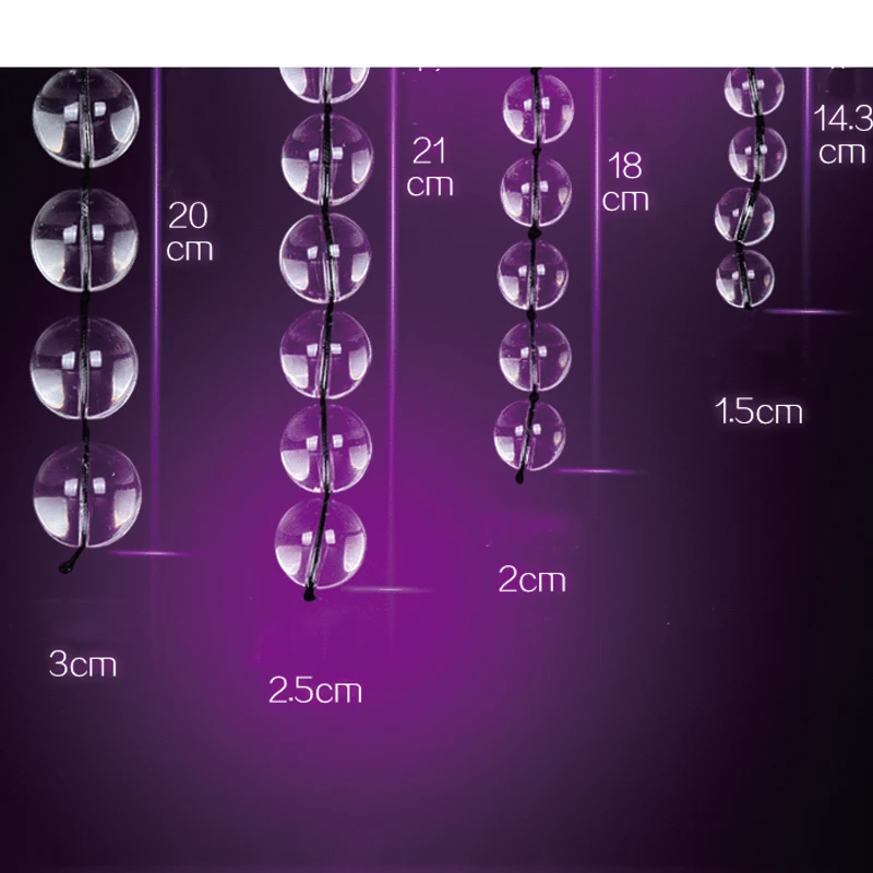 hh008 Beaded Sensual Glass buttplugs (21)