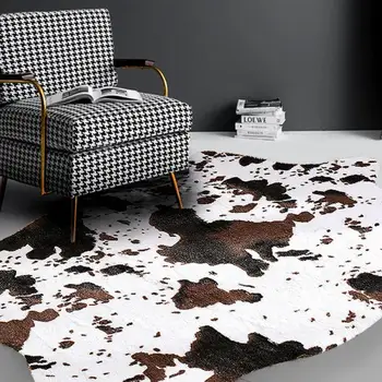 

Luxury Irregular Anti Skid Area Rugs Sofa Shaggy Plush Floor Carpet Mat