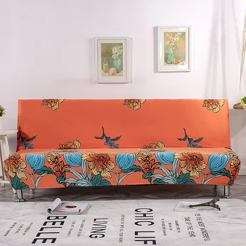 

Thumbedding Chrysanthemum Sofa Bed Cover Van Gogh For Living Room Classic Durable Washable Orange Sofa Cover Flexible Stretch