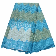 Лучшие продажи африканская кружевная ткань вышитая кружевная ткань в нигерийском стиле Свадебная Высококачественная французская Тюлевая кружевная ткань для вечерние платья