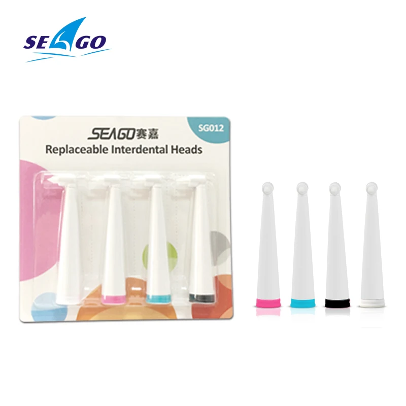 Seago Electric Toothbrush Heads for SG-507B/908/909/917/610/659/719/910 Ultra Soft Dupont Bristle Replacement Brush Head Refills