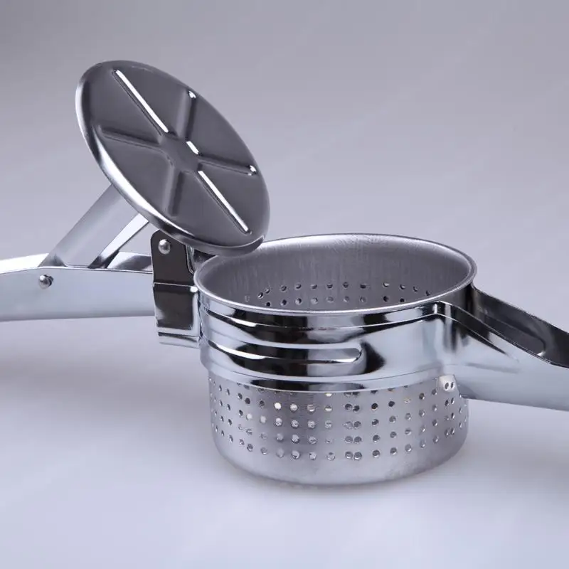 Stainless Steel Potato Masher Ricer Puree Vegetable Fruit Press Maker