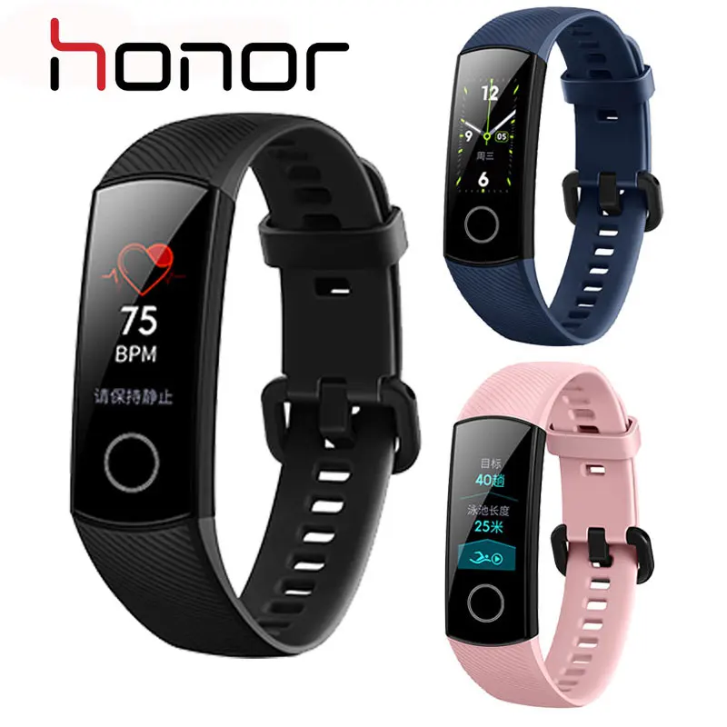 Смарт браслет HUAWEI HONOR Band 4 в реальном времени точный мониторинг сердечного ритма 50