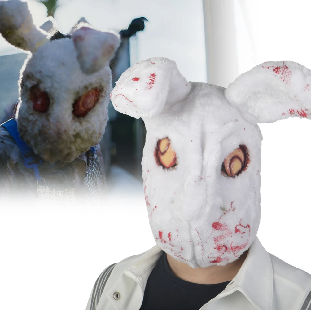 The Forever Purge Evil Mask Cosplay Halloween Bunny Bloodrabbit Maschere Horror Spaventose Puntelli Per Feste