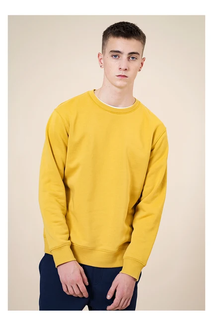 Men's Thick Sweatshirts in solid colors