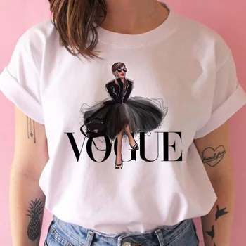 

vogue princess t shirt print female grunge ulzzang tshirt cartoon funny tops shirts 90s t-shirt Graphic clothes fashion girl