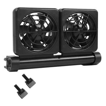 

Aquarium Chillers Aquarium Fan Fish Tank Cooling Fan Marine 2 Fan(EU Plug)