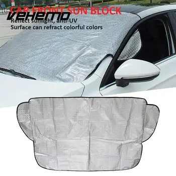 

Vehemo Front Window Windshield Windshield Sunshade Block Cover Protector Auto Sun Visor Durable Car SunShade SUV Vehicle