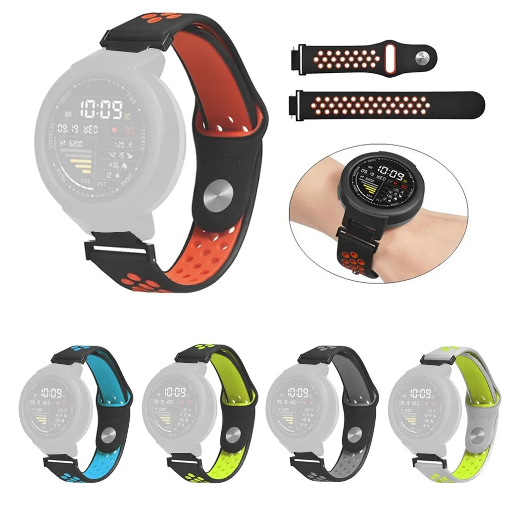 Ouhaobin ремешок для часов Huami Amazfit Verge Youth Watch спортивный мягкий силиконовый сменный