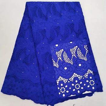 

Hot Sales French Lace Fabric High Quality Cord Lace Nigerian Lace Fabric With Stones For Women Party Dresses FFH96