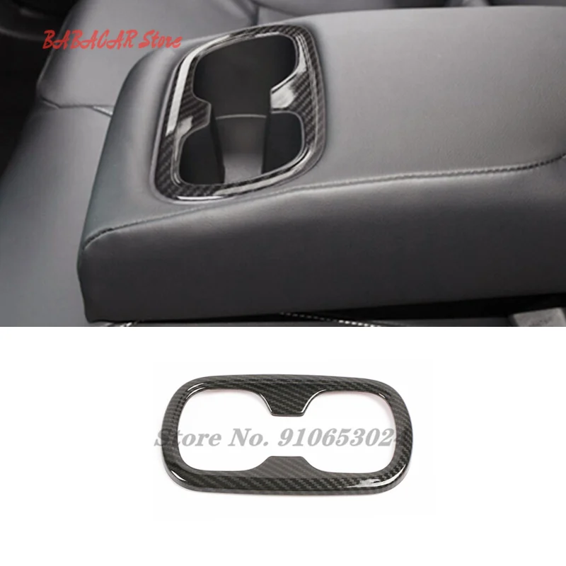 

Suitable for Toyota Corolla 2019 2020 car rear cup frame cover decorative sticker ABS carbon fiber / matte car shape 1 piece
