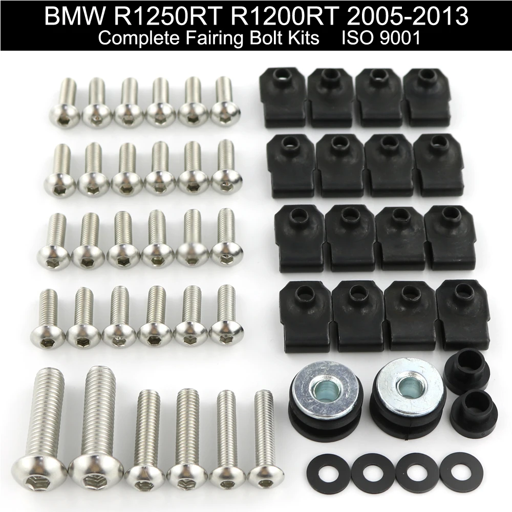 

For BMW R1250RT R1200RT 2005-2013 2006 2007 2008 2009 2010 2011 2012 Complete Full Fairing Bolts Kit Motorcycle Stainless Steel