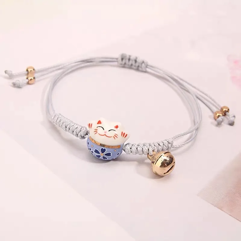 Pulsera De Plata De Ley Con Gato Egipcio Bastet - Diseño Luna Celta, Ojo De Horus Y Ankh - Para Mujer