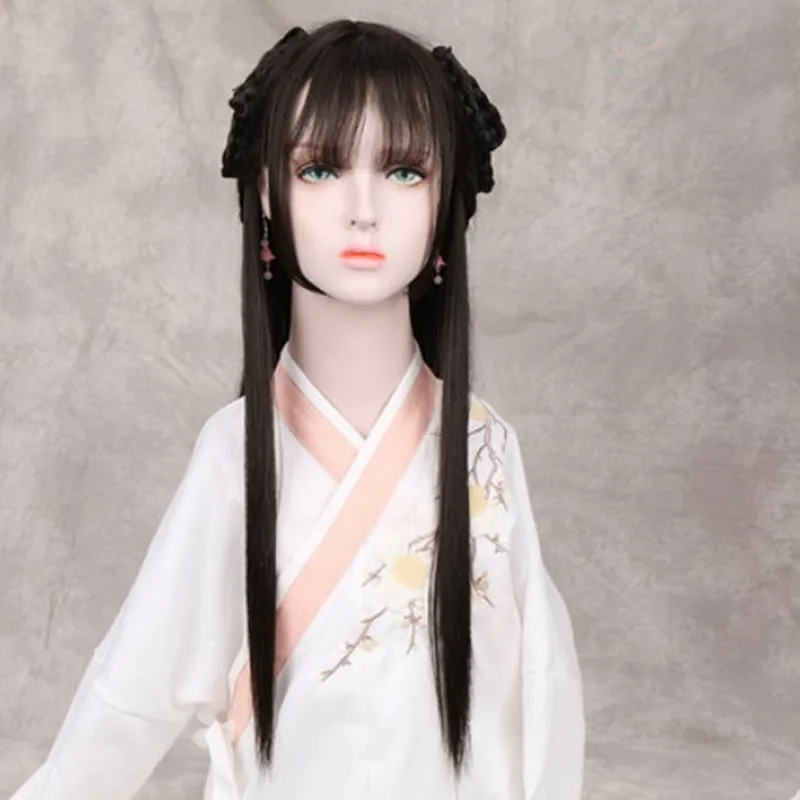 

60cm ancient chinese princess hair accessories antique women cosplay hanfu accessories halloween cosplay head wear