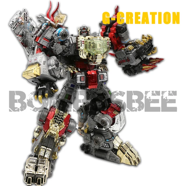 【In Stock】Action Figure Robot Transformation G-creation SRK Dinoking Volcanicus Slag Sludge Snarl Swoop slash Dinobots Combiner 1